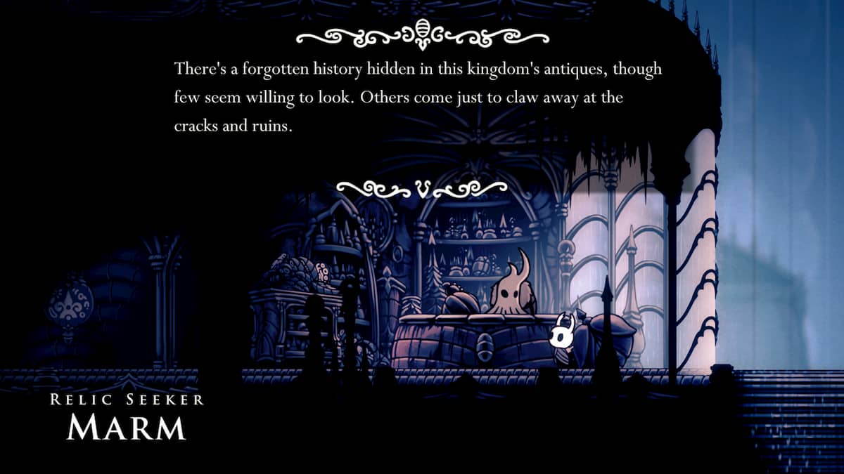 Relic Seeker Marm of the Hollow Knight