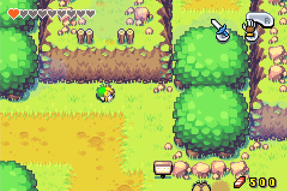 Link hiding inside a pothole