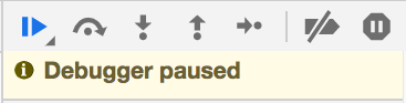 Debugger step icons in Google Chrome